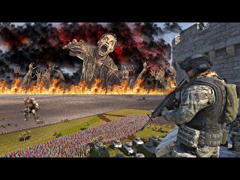 WILL THE SUPERIOR SPARTAN DEFENSE BE ENOUGH TO DEFEND THE CASTLE? - Epic Battle Simulator 2 - UEBS 2