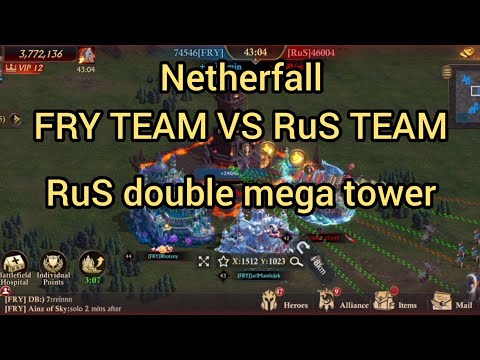 King of Avalon Netherfall FRY Team vs RuS (Action in the end by DB)