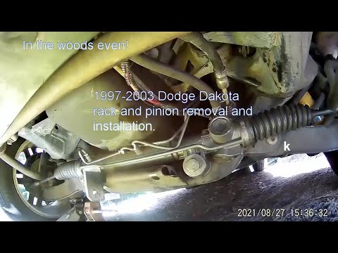 1997-2003 Dodge dakota durango rack and pinion removal installation