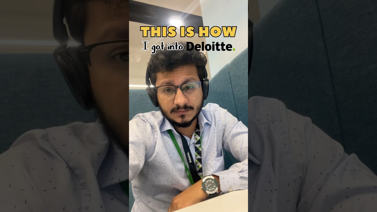How I got into #deloitte. #deloittejobs #roadmaptosuccess #job
