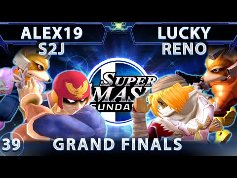 SSS 39 - Alex19 & S2J (Blue) Vs. Lucky & Reno (Red) SSBM Grand Finals - Smash Melee