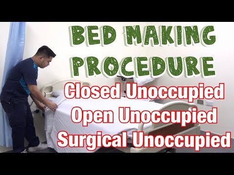 Unoccupied Bed Making Procedure