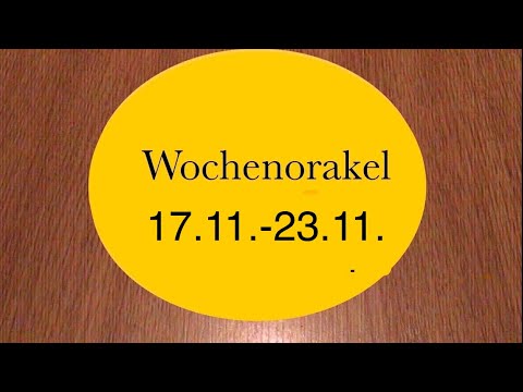 Weekly oracle 17.11. - 23.11.