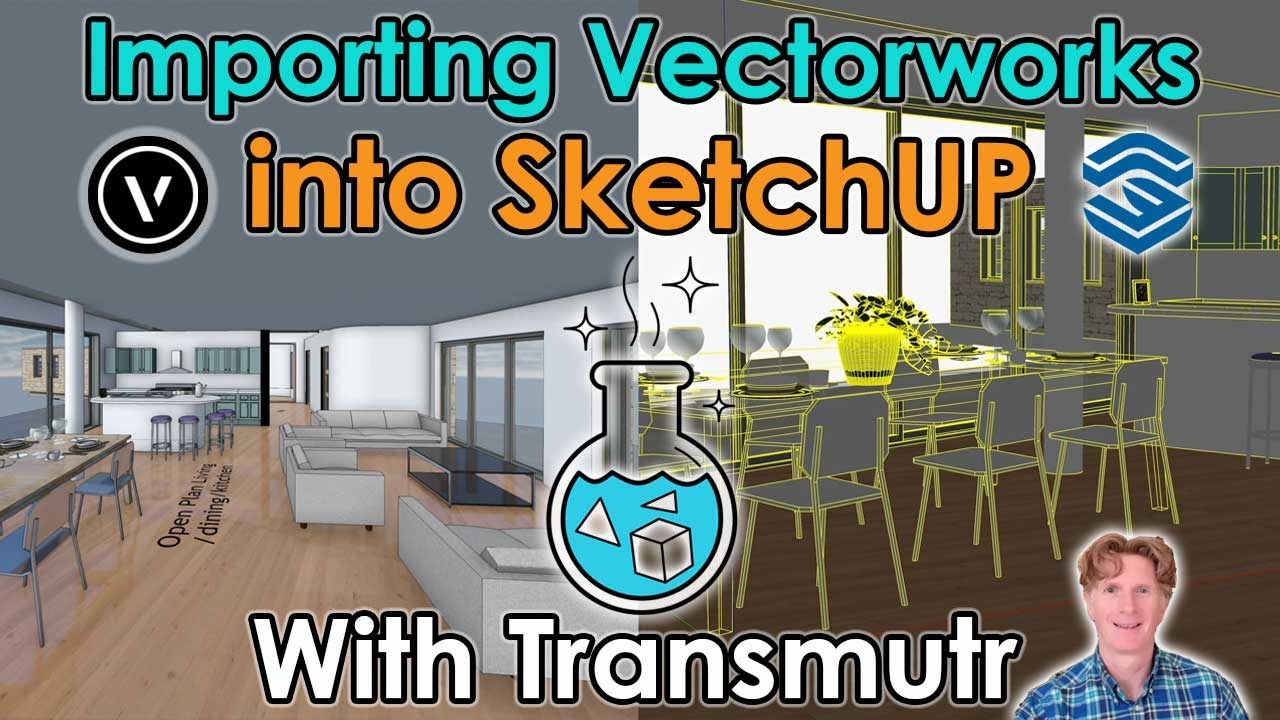 Importing Vectorworks Models into SketchUp with Transmutr