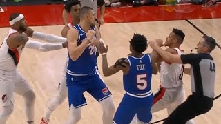 [高光] 今日Alex Len和CJ McCollum衝突