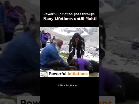 Initiation for Many Lifetimes #Sadhguru #spirituality #yoga #guru #ishafoundation #innerengineering