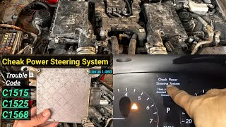 Lexus L460 Power Steering Problem || Solution || Dtc C1515/C1568C1525