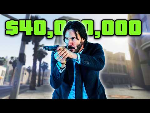 Career Progress as John Wick in GTA 5 Online