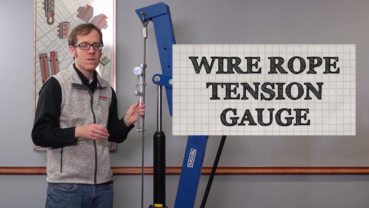 Elevator Mechanic's Toolkit | Wire Rope Tension Gauge