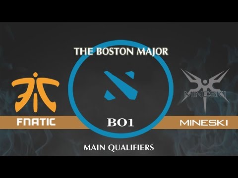 Mineski vs Fnatic Highlights, The Boston Major 2016 - Main qualifiers SEA