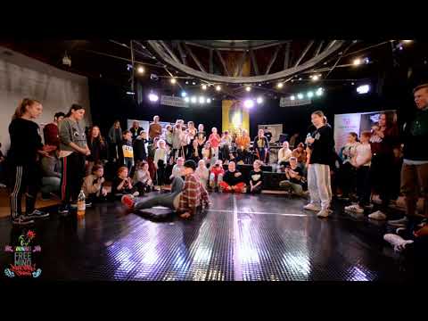 Free Mind 2018 / Finał Hip Hop 1vs1 / 13-16 lat / Szymon vs PoProstu Zuza