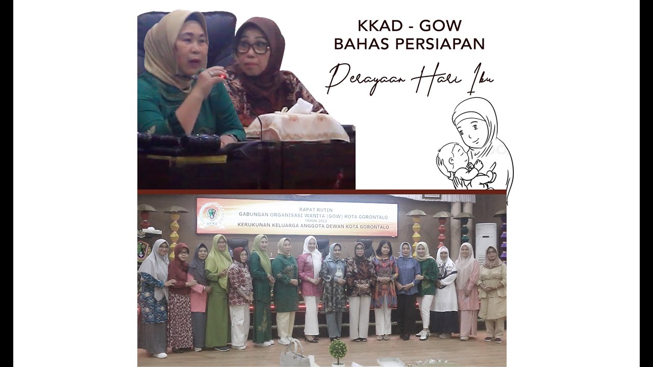 Persiapan Perayaan Hari Ibu, KKAD - GOW Gelar Rapat