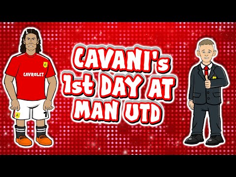 🔴Cavani's 1st Day at Man Utd!🔴 (Transfer Announcement Parody First Day)
