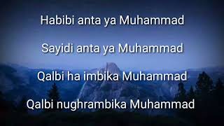 Download lagu habibi anta ya Muhammad hadrah Lirik Indonesia @Muhammadjm mp3