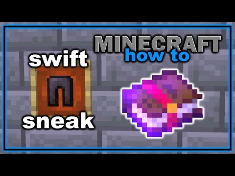 How to Get and Use Swift Sneak Enchantment! (1.19+) | Easy Minecraft Tutorial