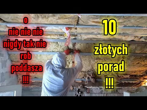 How to insulate an attic with mineral wool