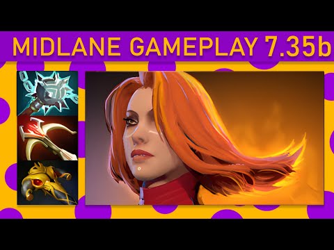 ⭐Mikoto Lina 20+ Kills! Mid Gameplay 7.35b - Dota 2 Top MMR