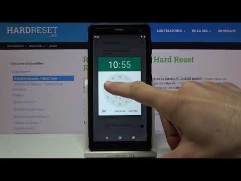 Cómo cambiar la fecha y la hora en RUGGEAR RG655 - configurar fecha y hora