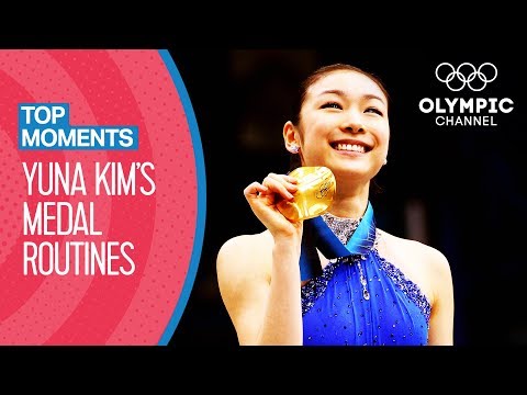 All Yuna Kim's FULL length Olympic medal winning routines | Top Moments