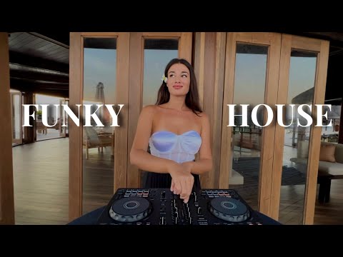 Funky Disco House Dj Live Set  ( Feel Good & Groovy Vibes) | Maldives Sunset | Overwater Bar