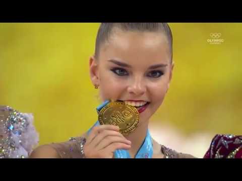 2018 World Rhythmic Gymnastics Sofia, BUL - Clubs and Ribbon Finals Medal Ceremony