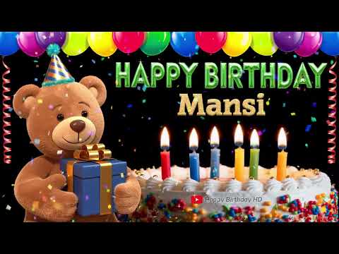 Mansi Happy birthday To You - Happy Birthday song name Mansi 🎁 🎂