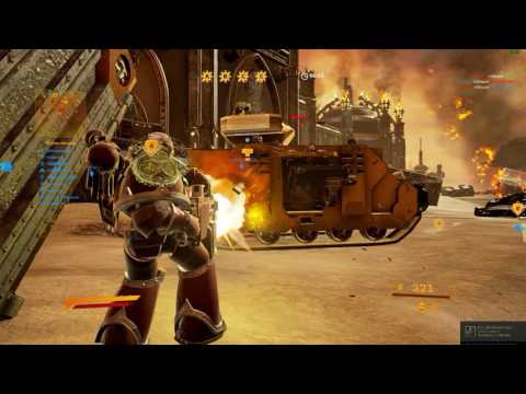 Warhammer 40,000 Eternal Crusade Heavy Bolter vs super tankers