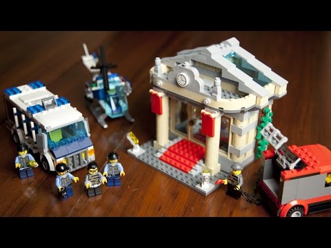 Lego City 60008 Museum Break-In Unboxing - Build - Review