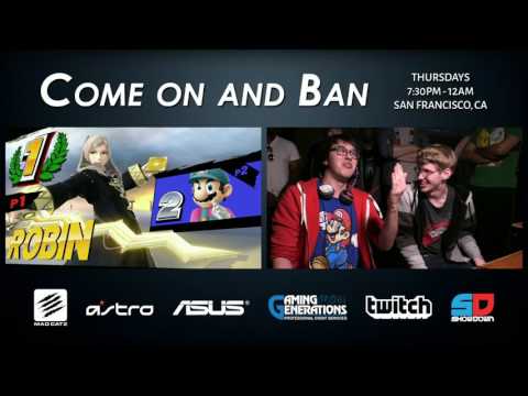 Come on and Ban #60 - Winner Quarters: Dath (Robin) vs SG WtF | Rice (Mario)