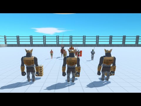 GHOR HAMMER VS UNIT ANCIENT HUMANS | Animal Revolt Battle Simulator