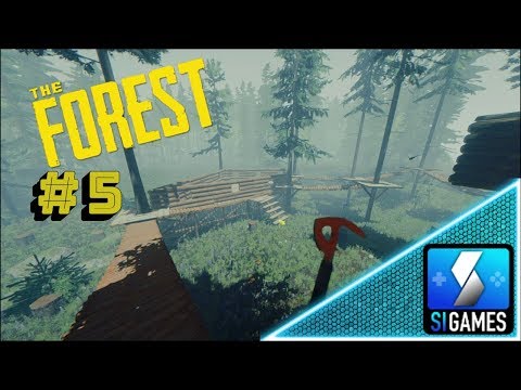 Let's Play The Forest - Custom Building - Ep5