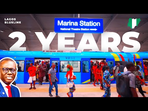 Lagos Blue Line After 2 Years | New Trains | The Future of Transportation