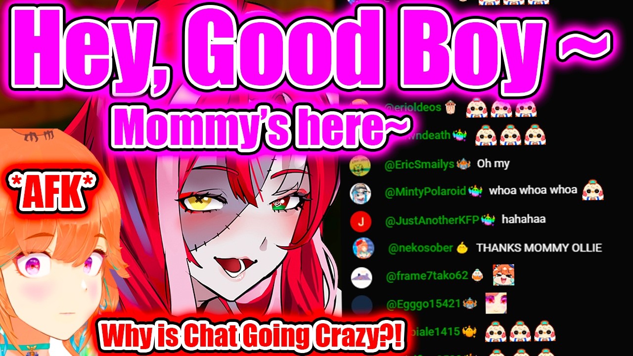 Ollie Makes Kiara’s Chat Go Crazy With Her Hot Mommy Voice While She’s AFK