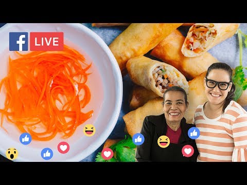 Thai spring rolls the traditional way with homemade wrappers - Marion's Kitchen