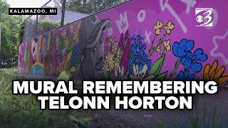 Mural painted for man fatally shot in Kalamazoo's Vine neighborhood