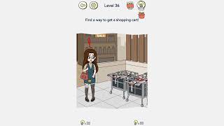 Brain Out 2 - (Leisure: Story Level) Level 36 Gameplay Solution