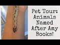 Pet Tour: Animals Named After My Books!
