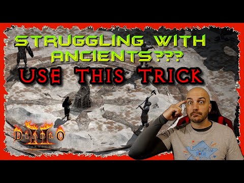💥Diablo 2 Resurrected💥 - The Most Helpful Tip EVER for Ancients Fight