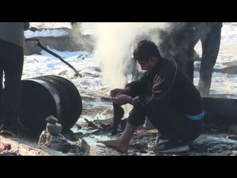 Lice, lung troubles plague migrants in freezing Serbia