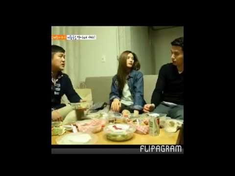 Nana (After School & Orange Caramel) in Roommate Ep 5 140601 Dinner (M2M - Don't Say You Love Me)