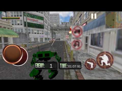 Futuristic Robot War Simulator Video