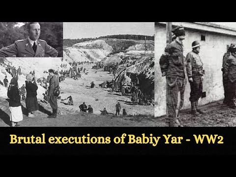 UNDRESSED AND MURDERED - Merciless Nazi Tiran Blobel - Brutal executions of Babiy Yar - WW2 |History