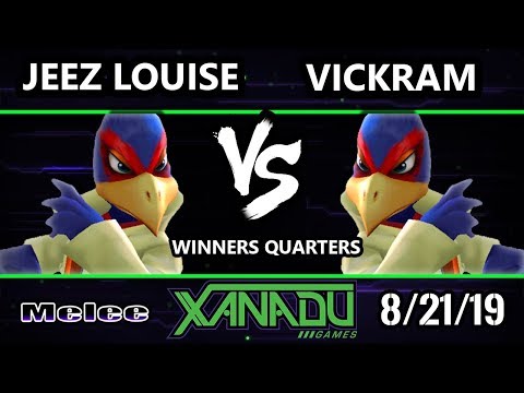 S@X 316 SSBM - jeez louise (Falco) Vs. Vickram (Falco) Smash Melee Winners Quarters
