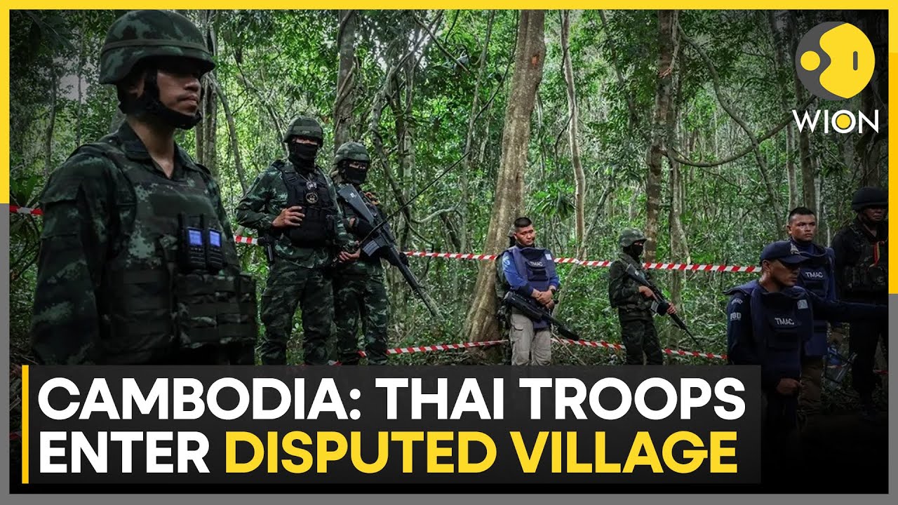 Thailand-Cambodia Conflict: Cambodia Slams 'Thai Illegal Annexation' in Border Village | WION NEWS