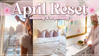 RESET WITH ME for April! 🌸 | Spring Cleaning, Declutter + Productive Glow Up | Lauren Norris