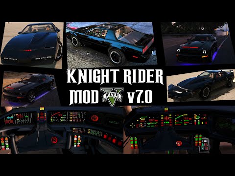 Knight Rider Mod v7.0 for GTA 5 - Original Series