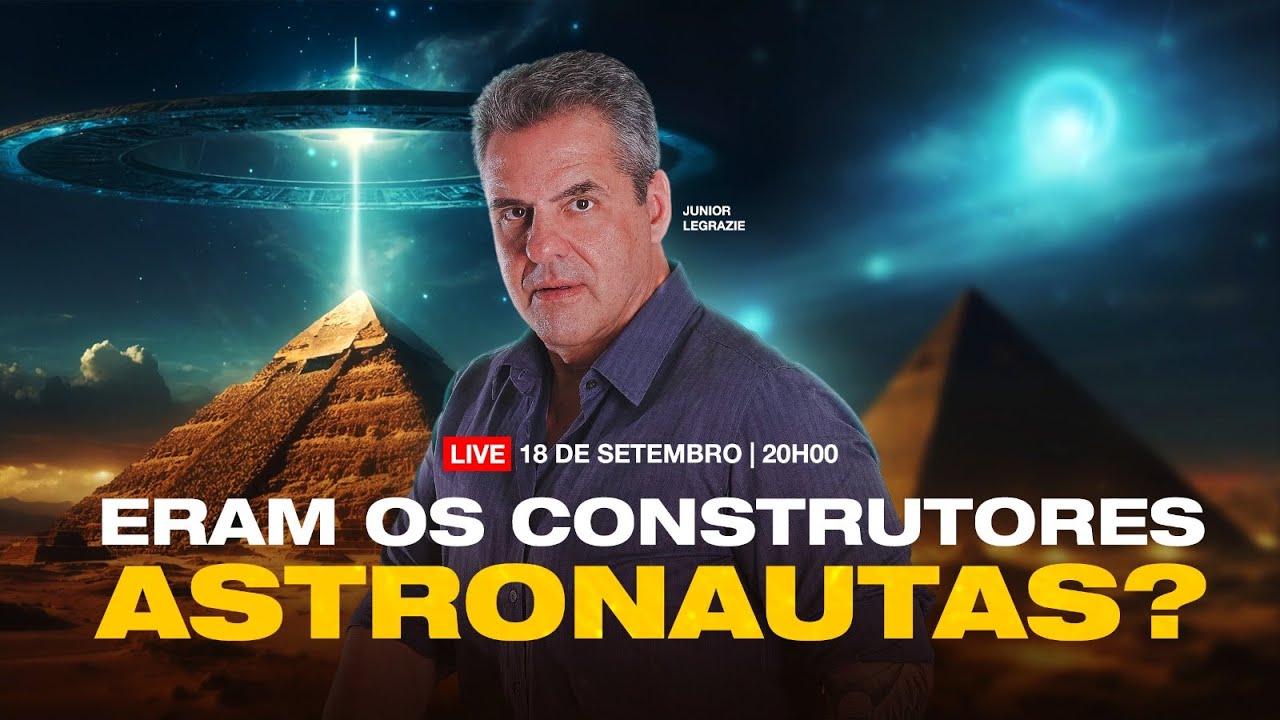 Live#81 - Descobertas arqueológicas além da história oficial | Junior Legrazie