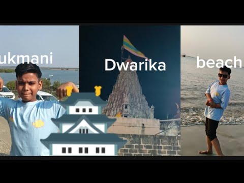 Visiting Rukmani , Dawrikia,Beach at  dwarka city |#radhakrishna #rukmanikrishna #dawrikadish #Beach
