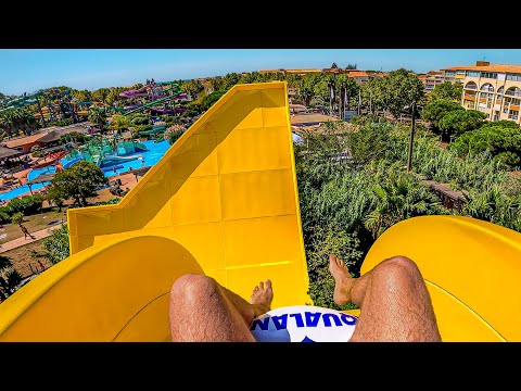 Thrilling Waterslides at Aqualand Cap D'Agde