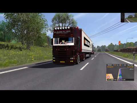 Euro Truck Simulator 2 (1.30) Scania 164L NorthLiner + DLC's & Mods